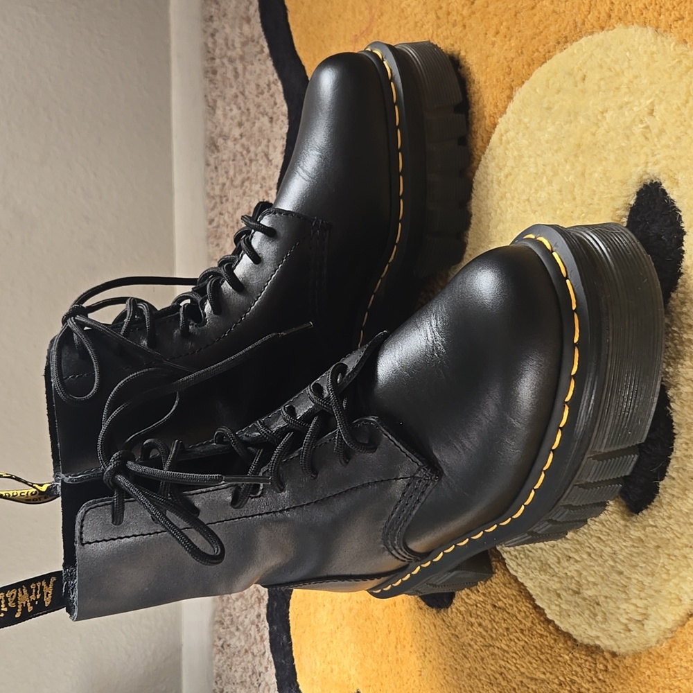 Dr. Martens Black Audrick 8-Eye Boots